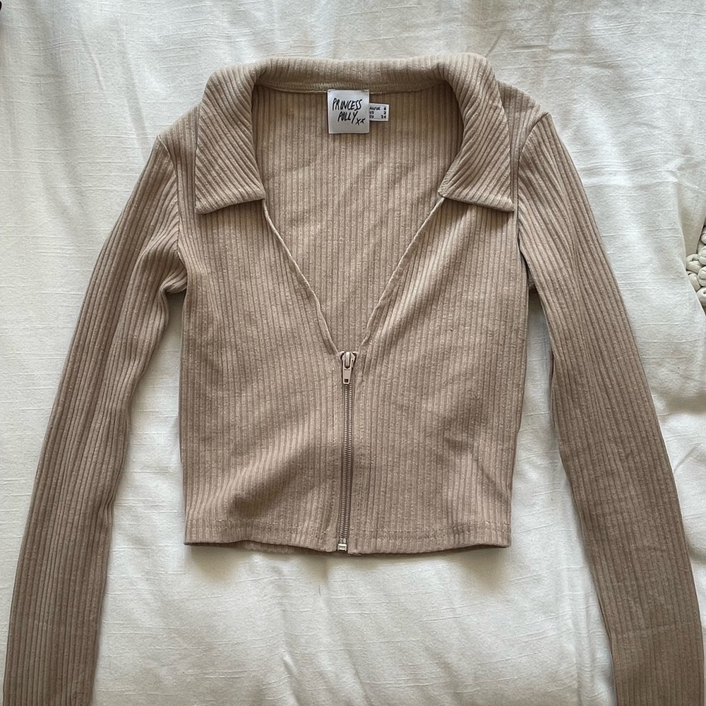 Princess Polly Ribbed Crop Top - Picture 4 of 4